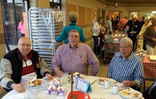 These guys like to come early and get the window seat.